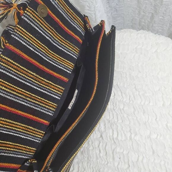 Fabindia VTG Boho Fringed Clutch - Picture 4 of 7